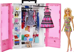 Bild zu Barbie GBK12 – Traum Kleiderschrank mit Puppe und Puppenzubehör, Spielzeug ab 3 Jahren für 24,99€