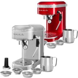 Bild zu Kitchen Aid Espresso-/ Siebträger-Maschine ARTISAN 5KES6503, Edelstahl für 229,50€ (VG: 316,50€) oder Rot für 199,80€ (VG: 273,99€)