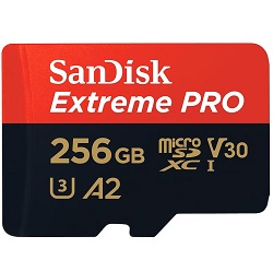 Bild zu 256GB SanDisk Extreme Pro microSDXC UHS-I-Speicherkarte für 28,90€ (Vergleich: 32,99€)