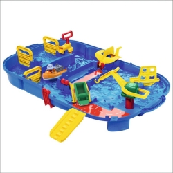 Bild zu Aquaplay – Wasserbahn Set „Schleusenbox“, 25-teilig für 18,54€ (VG: 29,32€)