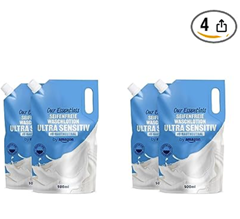 Bild zu 4er Pack by Amazon Seifenfreie Waschlotion Ultra Sensitiv, Unparfümiert, 500ml für 2,20€
