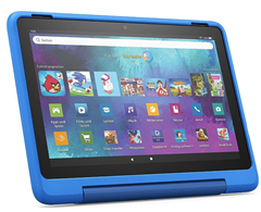 Bild zu Fire HD 10 Kids Pro-Tablet | Ab dem Grundschulalter | 25,6 cm (10,1 Zoll) großer Full-HD-Bildschirm (1080p), 32 GB, kindgerechte Hülle in Himmelblau für 134,99€