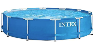 Bild zu Intex Pool Metallrahmen , Blau, Rundrohr (ø) 3,66 x (h) 0,76m ab 54€