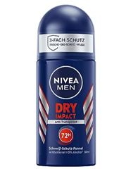 Bild zu 3 x Nivea Men Dry Impact Anti-Transpirant Roll-On, 50 ml für 4,44€ (= 1,48€/Deo – Vergleich: 2,45€)