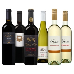 Bild zu Weinbörse: Best Buy Weinpaket mit 6 Flaschen der beliebtesten Weine für 32,99€ (statt: 71,41€)