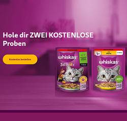 Bild zu Whiskas: Zwei kostenlose Katzenfutter-Proben für euer Tier