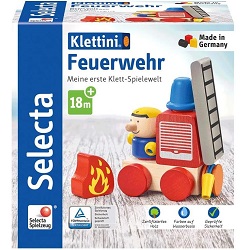Bild zu [beendet] Selecta Klettini Feuerwehr Klett-Stapelspielzeug (62077) für 7,99€ (Vergleich: 22,94€)