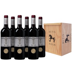 Bild zu Die Weinbörse: 20€ Rabatt auf euren Einkauf ab 50€, so. z. B.: 6x Betis Rioja Crianza in einer Holzkiste für 44,90€ (Sonst: 64,90€)