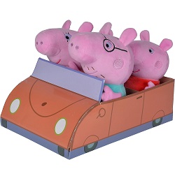 Bild zu 4-teiliges Simba Peppa Pig Familienset im Auto (109261006) für 18,14€ (Vergleich: 32,82€)