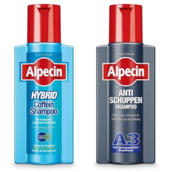 Bild zu 250ml Alpecin Hybrid Coffein-Shampoo für 3,18€ (VG: 4,79€) oder 250ml Anti-Schuppen Shampoo A3 für 3,60€ (VG: 4,79€)