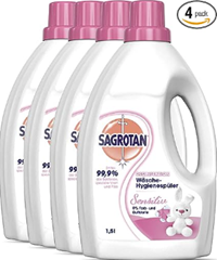 Bild zu 4 x 1,5l Sagrotan Wäsche-Hygienespüler Sensitiv 0% für 12,12€ (VG: 15,16€)