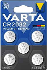 Bild zu [vorbei] VARTA Batterien Knopfzellen CR2032, 5 Stück, Power on Demand, Lithium, 3V für 2,78€