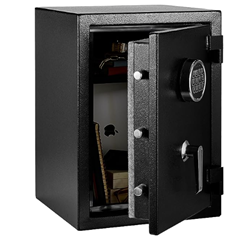 Bild zu Amazon Basics Feuerfester Tresor, 35l mit elektronischem Schloss für 166,75€