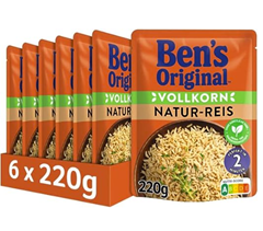 Bild zu Ben’s Original Express Reis Naturreis, 6 Packungen (6 x 220g) für 8,63€