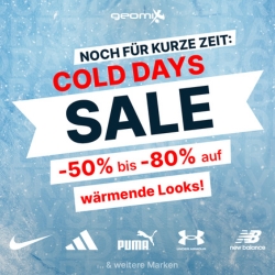 Bild zu Geomix: Cold Days Sale – mit 50 – 80% Rabatt