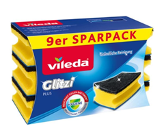 Bild zu [wieder da – Prime Spar Abo] Vileda Glitzi Plus Topfreiniger 9er Pack für 2,64€ (Vergleich: 5,99€)