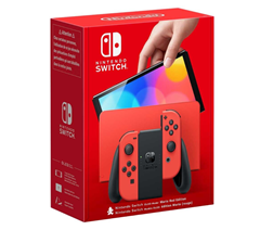 Bild zu Nintendo Switch (OLED-Modell) Mario-Edition (rot) für 299€ (Vergleich: 329,99€)