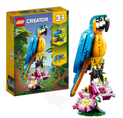 Bild zu [Prime] LEGO Creator Set – 3 in 1 Exotischer Papagei (31136) für 15,99€ (Vergleich: 21,48€)