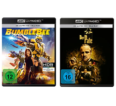 Bild zu Amazon: 4 für 50€ – 4K Ultra HD Blu-ray Aktion