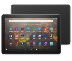 Bild zu Amazon Fire HD 10-Tablet, Zertifiziert und generalüberholt | 25,6 cm (10,1 Zoll) großes Full-HD-Display (1080p), 32 GB, schwarz – mit Werbung für 66,99€ (Vergleich: 114,95€)