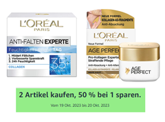 Bild zu [Spar Abo] zwei L’Oréal Paris Artikel kaufen – 50% Rabatt auf das zweite sichern + bis zu 20% Spar Abo Rabatt
