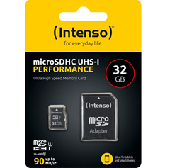 Bild zu Intenso Micro SDHC Karte 32GB Speicherkarte inkl. Adapter für 4€ (Vergleich: 5,75€)