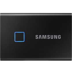 Bild zu 2 TB Samsung Portable SSD T7 Touch (2TB) für 99€ (Vergleich: 179,99€)