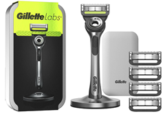 Bild zu [Prime Spar Abo] Gillette Labs Herren Nassrasierer + Reise-Etui + 5 Rasierklingen für 30,59€ (Vergleich: 44,34€)