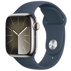 Bild zu [wieder verfügbar, aber in Graphit] Amazon.it: Apple Watch Series 9 Cellular 41mm Edelstahl (S/M) für 570,02€ (Vergleich: 756,95€)