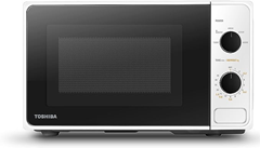 Bild zu Toshiba Mikrowelle mit 5 Leistungsstufen, einfaches Abtauen, 20 L, 800 W, Weiß für 73,99€