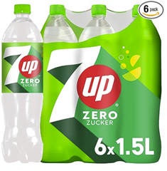 Bild zu 7UP Zero, Zuckerfreie Limonade mit Zitronen- und Limettengeschmack (6 x 1.5 l) für 5,84€