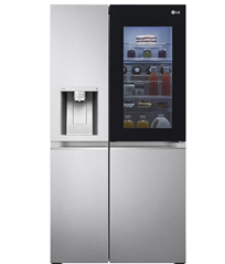 Bild zu LG GSXV91BSAF, Klasse F, 635 L, Side-by-Side Kühlschrank mit InstaView, Total No Frost mit Gefrierfach, Crushed Ice – & Wasserspender mit UVnano für 1.519,98€ (VG: 1678€)
