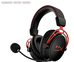 Bild zu HYPERX Cloud Alpha Wireless, Over-ear Gaming Headset Schwarz für 119€ (VG: 149€)