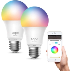 Bild zu 2er Pack TP-Link Tapo smarthome E27 RGB, WLan Leuchtmittel für 13,90€ (VG: 32,79€)