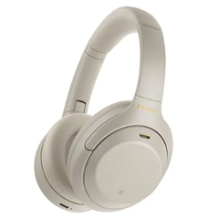 Bild zu SONY WH-1000XM4 Noise Cancelling Over-ear Kopfhörer Bluetooth Silber für 209€ (Vergleich: 254,90€)
