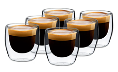 Bild zu [Prime] GLASWERK Design Espressotassen Set (6 x 80 ml) für 12,74€ (Vergleich: 28,99€)