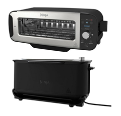 Bild zu Ninja Foodi 2-in-1 Toaster & Grill [Schwarz] ST100EU für 99,99€ (Vergleich: 119€)