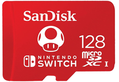 Bild zu [Prime] SanDisk microSDXC UHS-I Speicherkarte für Nintendo Switch 128GB für 12,99€ (Vergleich: 17,98€)
