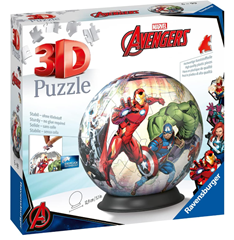 Bild zu [Prime] Ravensburger 3D Puzzle 11496 – Puzzle-Ball Avengers – 72 Teile für 12,89€ (Vergleich: 16,98€)