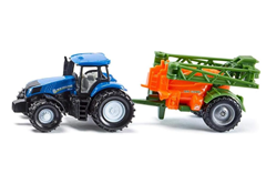 Bild zu [Prime] siku 1668 New Holland Traktor mit Feldspritze für 4,99€ (Vergleich: 7,27€)
