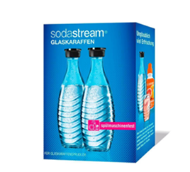 Bild zu SodaStream Glaskaraffe Penguin DuoPack (2 x 0,6l) für 12,99€ (Vergleich: 18,99€)