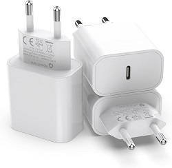 Bild zu 3er Pack VINFFS 25 Watt Apple USB-C Ladegeräte ohne Ladekabel für 7,99€