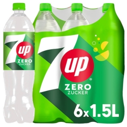 Bild zu 6x 7UP Zero Zitronenlimonade (6×1,5l) für 7,05€ (VG: 8,94€) zzgl. Pfand