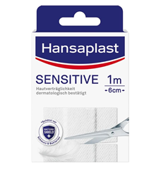 Bild zu [Prime Spar Abo] Hansaplast Sensitive Pflaster (1m x 6cm) für 1,82€ (Vergleich: 2,49€)