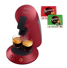 Bild zu Philips Senseo Kaffeepadmaschine Orginal Plus CSA210/90 + zwei Pakete Kaffeepads ab 49,99€ (Vergleich: 72,38€)