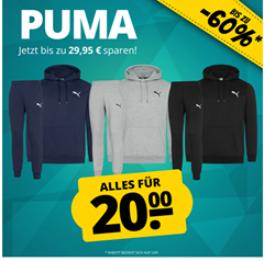 Bild zu SportSpar: PUMA Essential Herren Hoodies und Jogginghosen für je 20€ zzgl. eventuell Versand