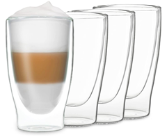 Bild zu 4er Set DUOS Latte Macchiato Gläser 400ml für 13,79€ (Vergleich: 24,66€)