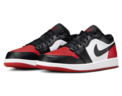 Bild zu Nike Air Jordan 1 Low Red Toe Herren Sneaker für 79,90€ (Vergleich: 119,99€)