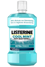 Bild zu [Prime Spar Abo] LISTERINE Cool Mint (500 ml) antibakterielle Mundspülung für 1,94€ (Vergleich: 3,95€)