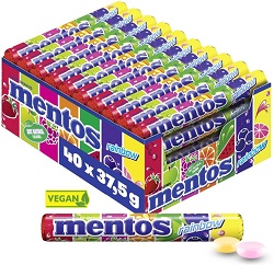 Bild zu 40er Pack Mentos Rainbow Dragees (37,5g) für 15,39€ (Vergleich: 23,64€)